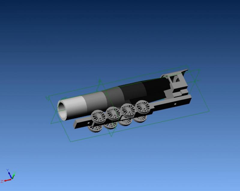 3d sketch of some of the mikado parts